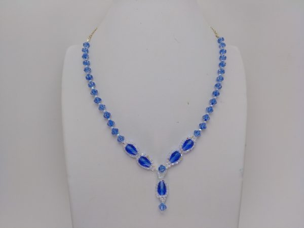 Collar Con Peras Y Flores Facetadas De Bohemia &Quot;Garantizado&Quot;