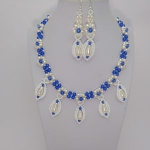 Collar con pendientes "Radiante"