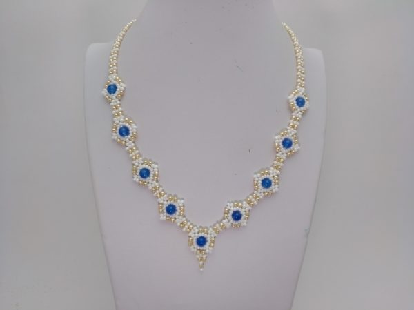 Collar En Perlas Y Cuarzo Azul &Quot;Irresistible&Quot; - Imagen 2