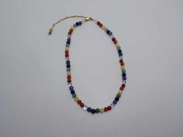 Collar Para Mujer En Minerales Las Siete Chacras &Quot;Elegante&Quot; - Imagen 2