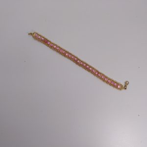 Pulsera con canutillos y pinch beads "ELEGANTE"