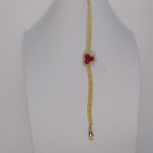 Pulsera con esferas de agata "Elegante"