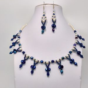 Collar con pendientes para mujer "Elegante"