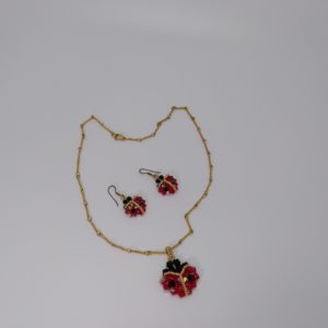 Collar con pendientes "Deslumbrante"
