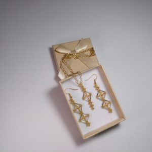 Colgante con pendientes "BRILLANTES"