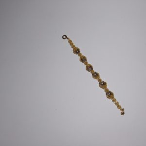 Pulsera en cuarzo ahumado.