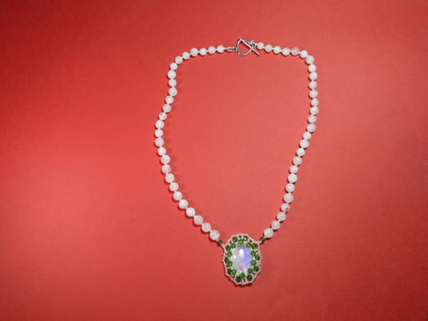 Collar Con Piedra Luna Exclusivo